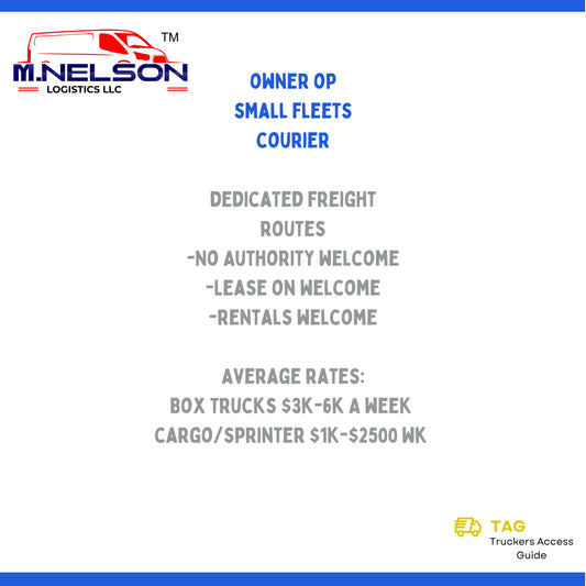 48 State Open Dedicated contract List
